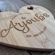 Heart Shaped Cutting Board / Charcuterie Board