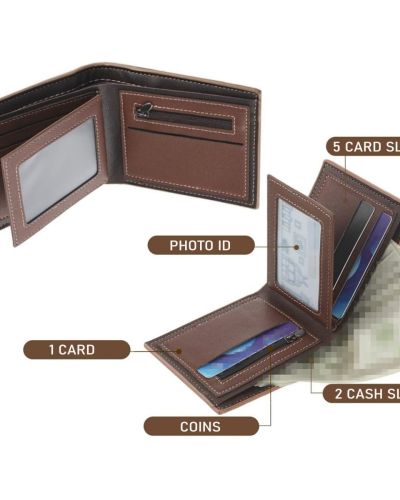 Custom Engraved Leatherette Wallet