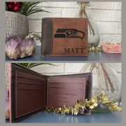Custom Engraved Leatherette Wallet
