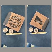 Custom Engraved Leatherette Wallet