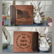 Custom Engraved Leatherette Wallet