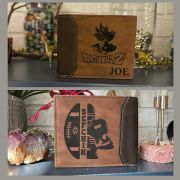 Custom Engraved Leatherette Wallet